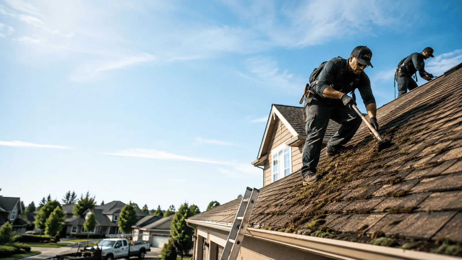 Roof Moss Removal in Deerfield, OH near me